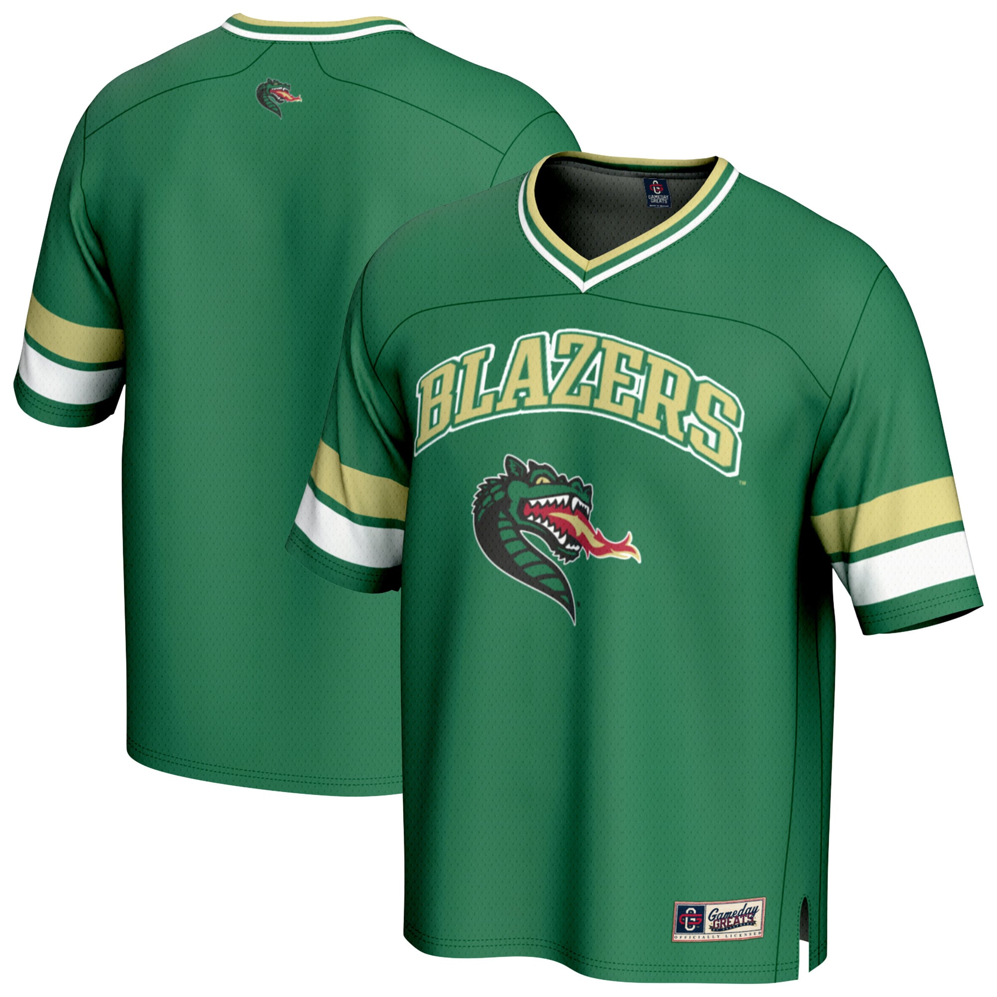 Youth Green UAB Blazers Football Jersey