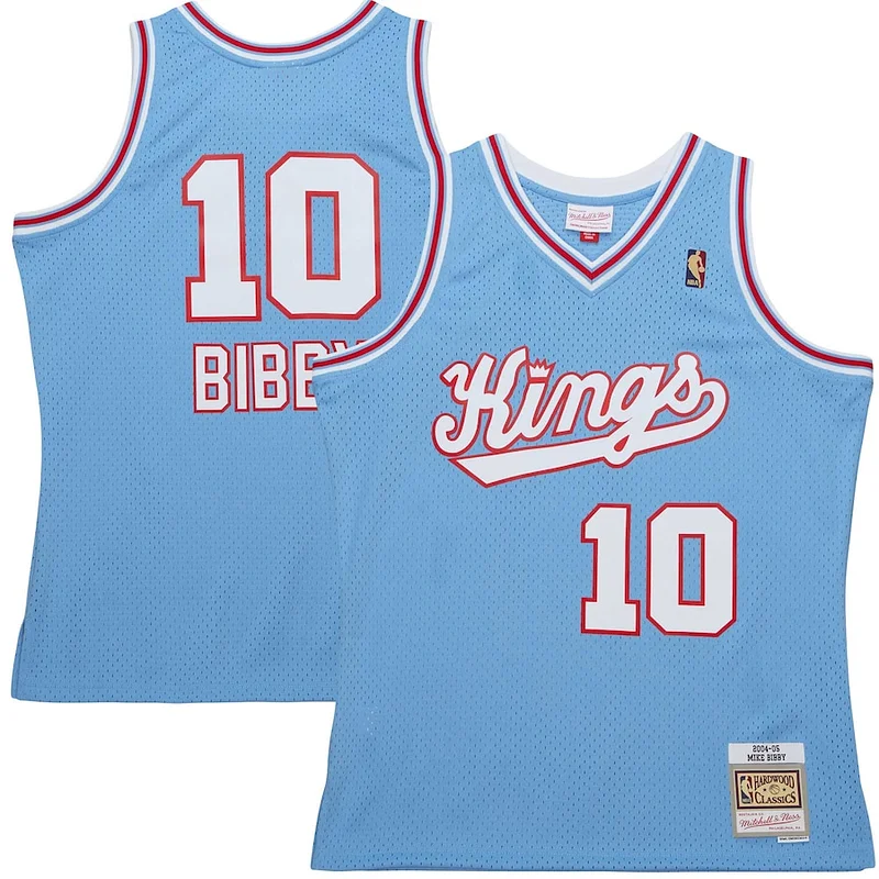 Mike Bibby SAC Swingman Jersey - vintage Basketball - Blue game-day