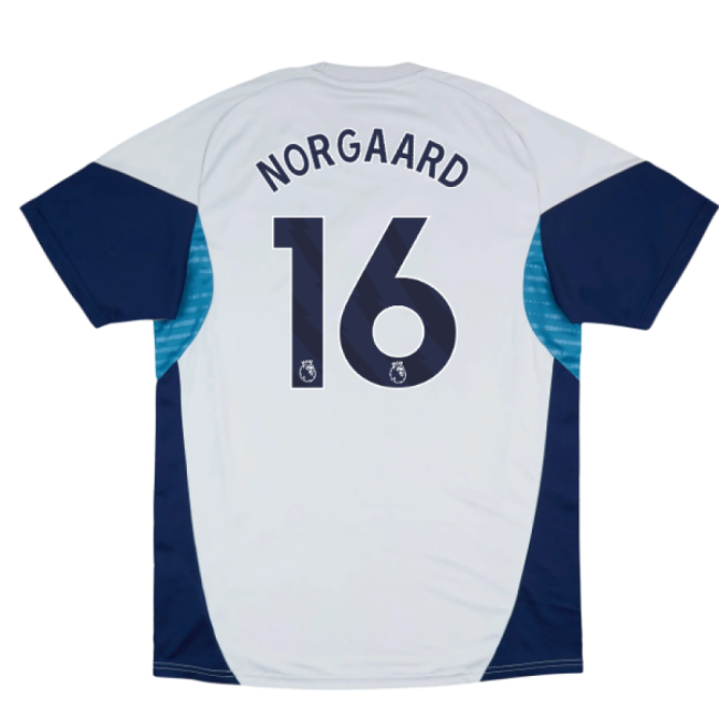 2025-2026 Arsenal Training Shirt (Grey Two) (Norgaard 16)