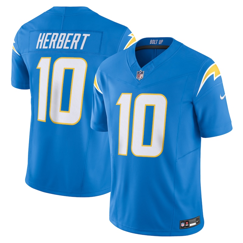 None Justin Herbert LA Chargers Legendary Genuine Jersey Football Appa