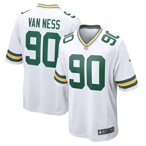 Green Bay Packers Game NFL Jersey - White | High-Quality Football A...