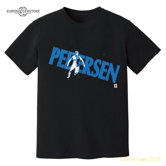 Premier League Legend Official T-Shirt Black Morten Gamst Pedersen
