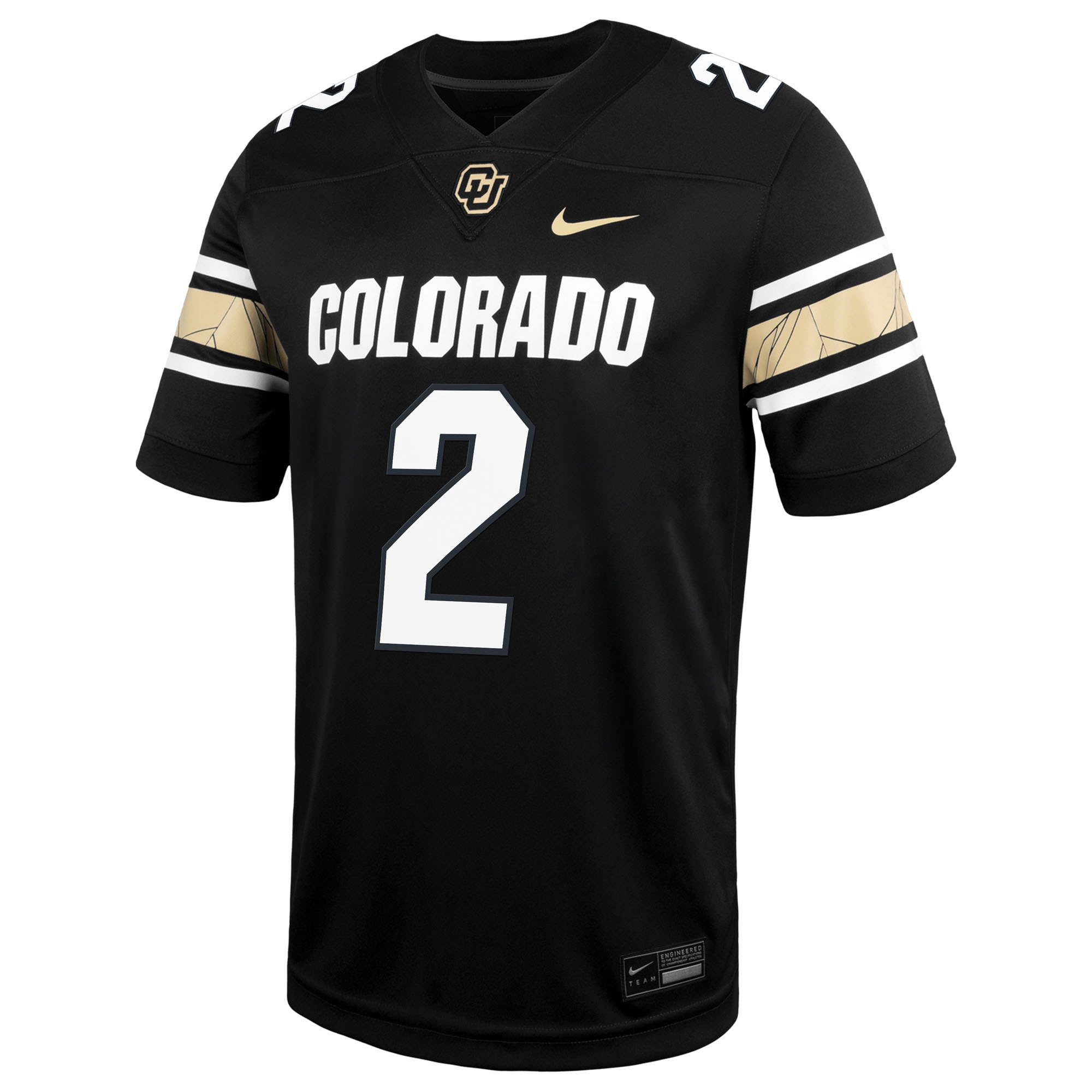 [NJP] Shedeur Sanders Colorado Buffaloes Alternate Alumni Game Jersey - Black
