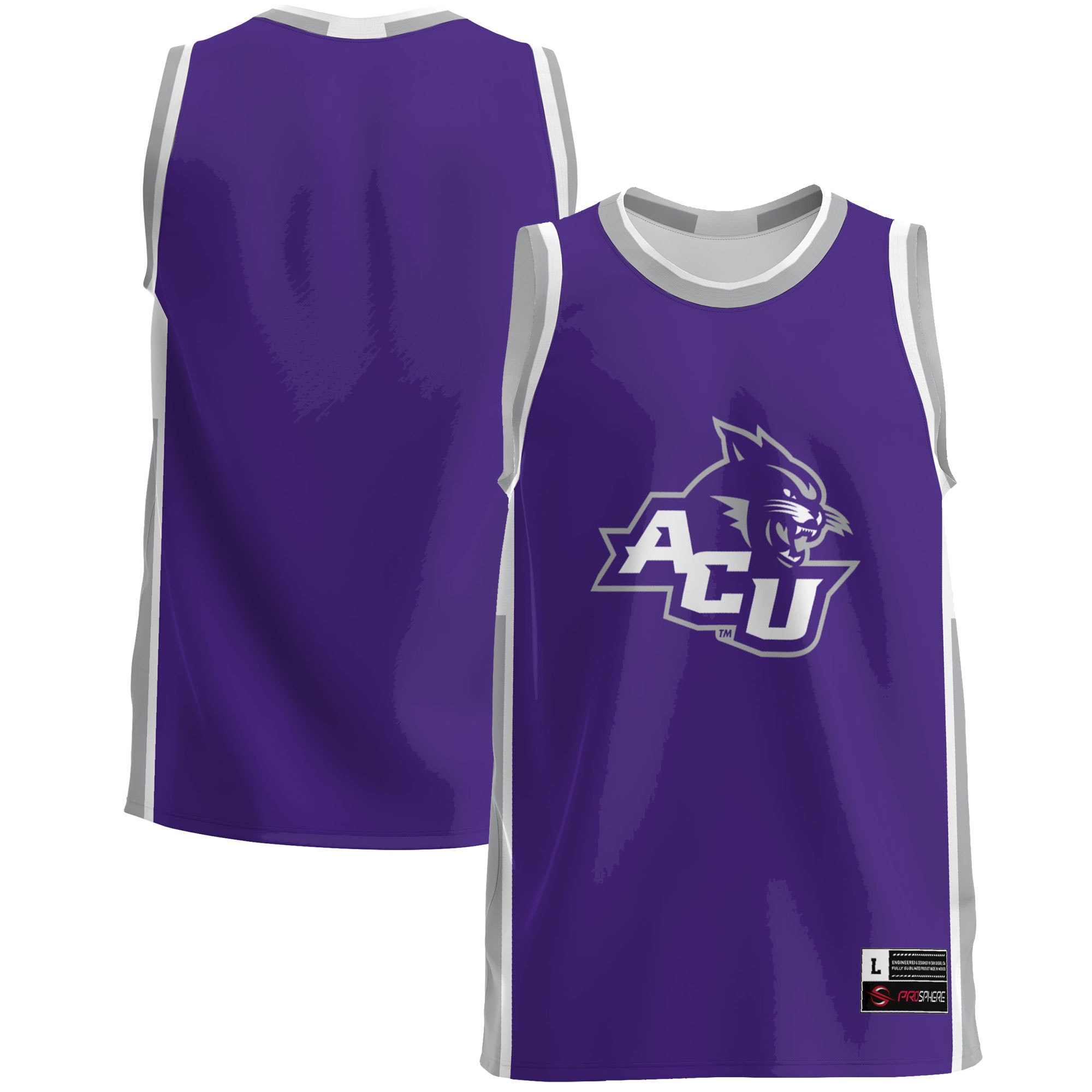 [NJP] Abilene Christian University Wildcats GameDay Greats Lightweight Basketball Jersey - Purple