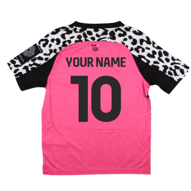 Official 2025-2026 Forest Green Rovers Away Shirt (kids) (your Name