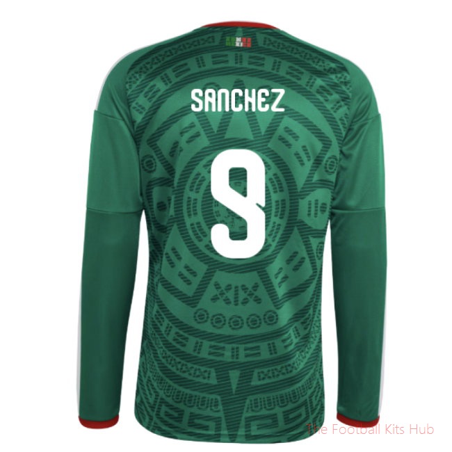 [EFS] 2026/27 Mexico Long Sleeve Home Shirt (Sanchez 9)