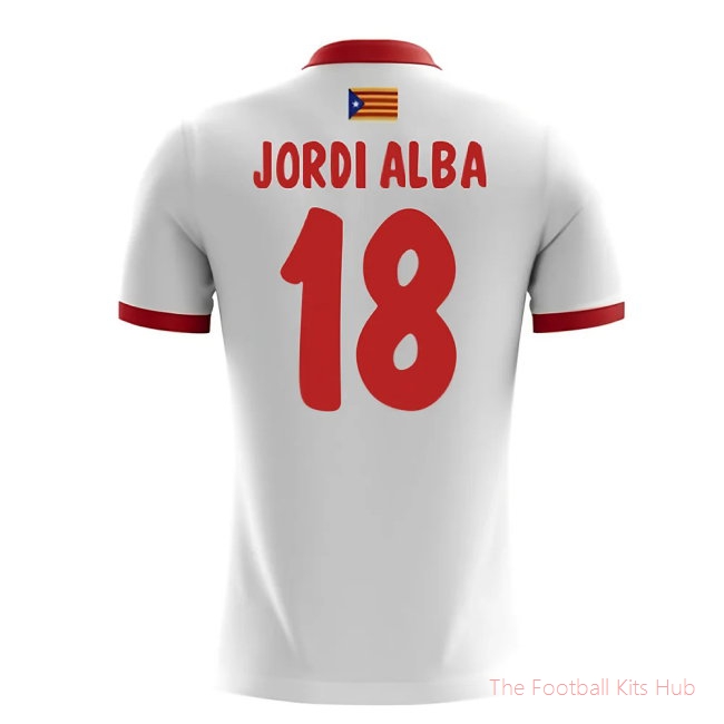 2025-2026 Catalunya Airo Away Shirt (Jordi Alba 18)