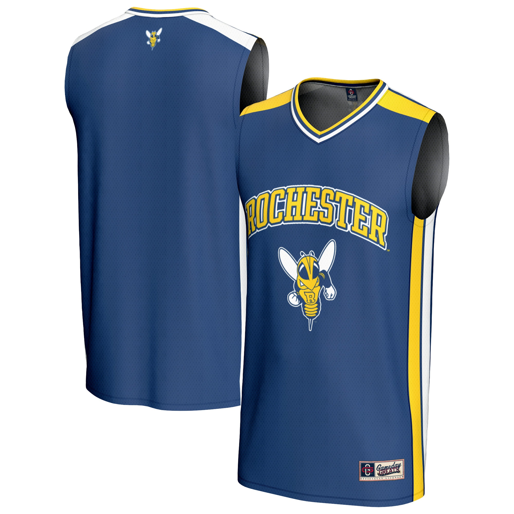 [NJP] Rochester Yellow Jackets GameDay Greats Youth Basketball Jersey - Blue