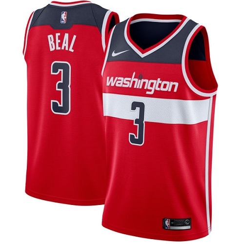 High-Quality WAS NBA Swingman Jersey #3 Bradley Beal 2024 Icon - Red