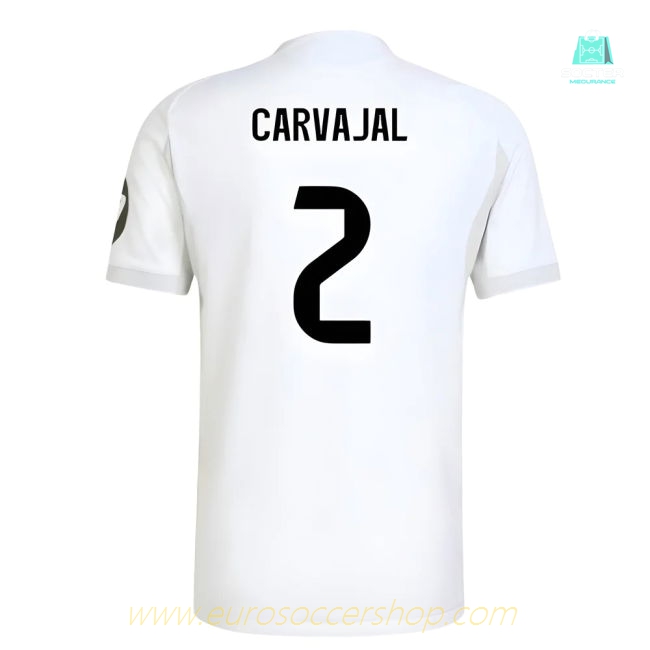 2025-2026 Real Madrid Authentic Home Shirt (Carvajal 2)
