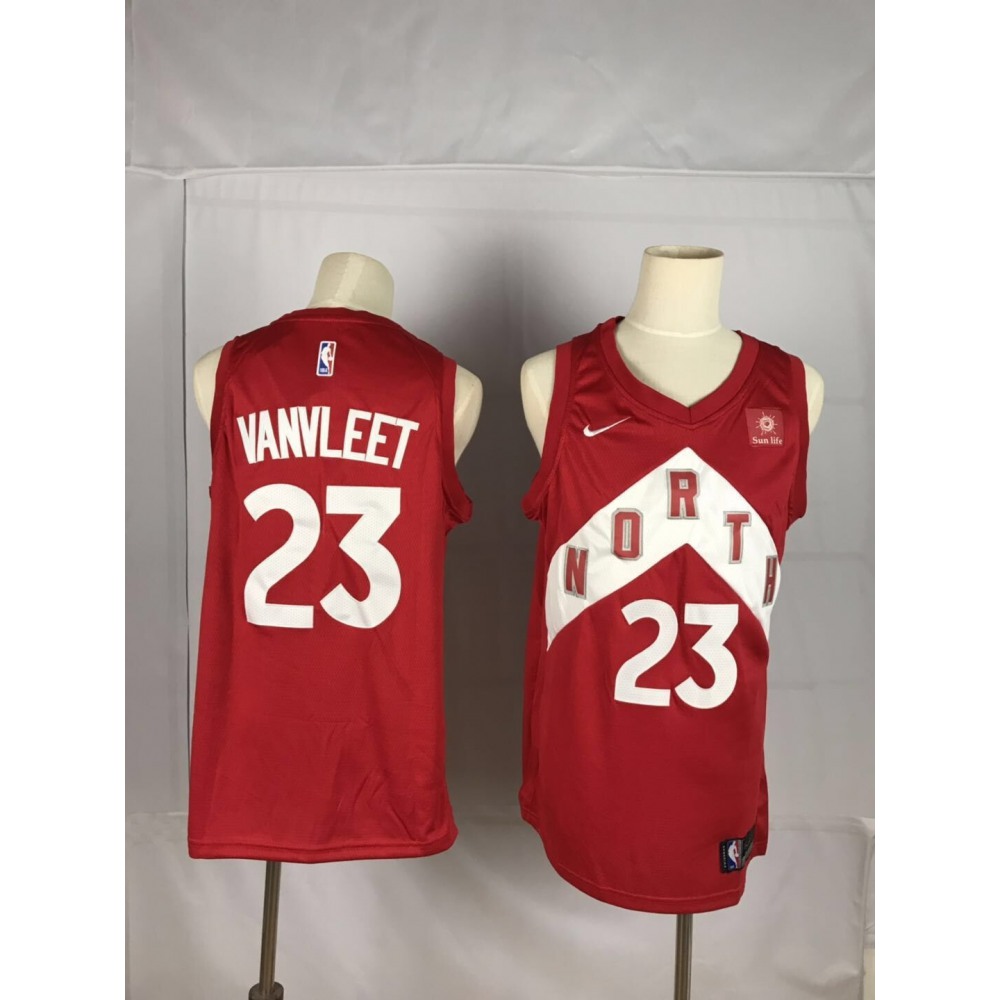 Fan Favorite Elite Men's Raptors #23 Fred Red Basketball Jersey
