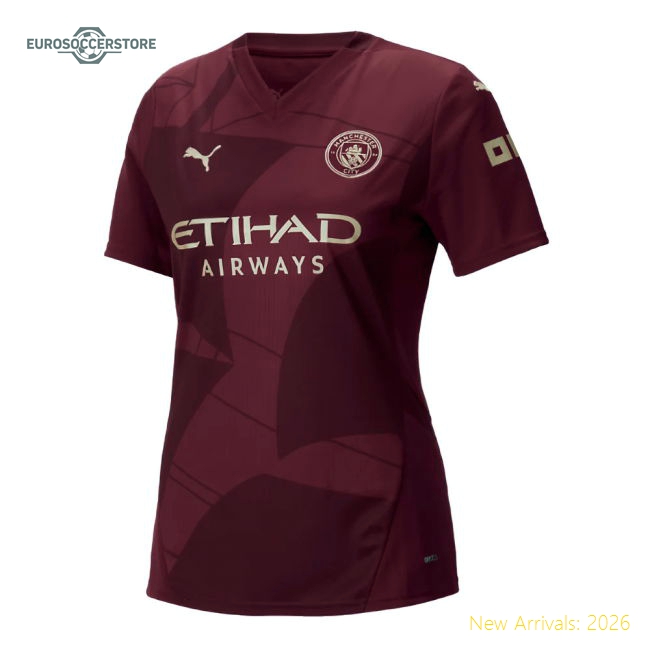 2024-2025 Manchester City Third Fan Version Womens 2025 Man Shirt