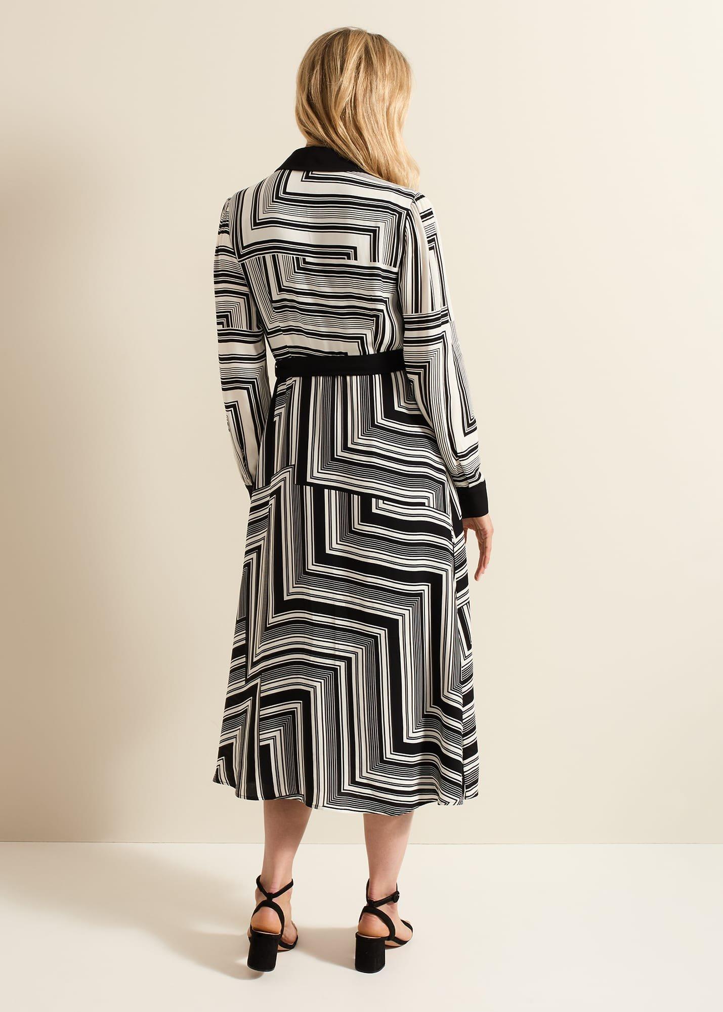 Pia Striped Midaxi Dress