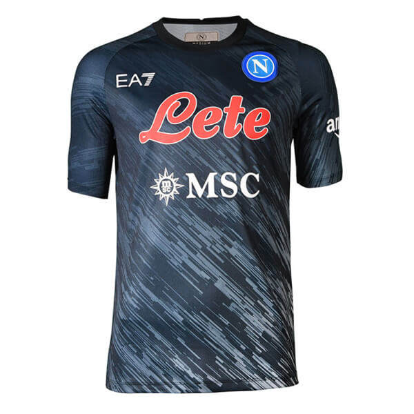 2223 Napoli Third Black Soccer Jersey Football Shirt - Official