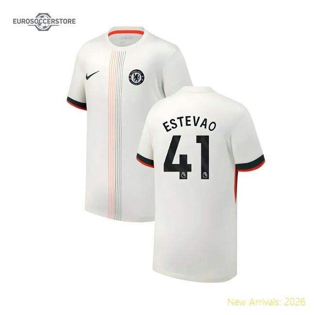 Hypoallergenic Chelsea Kids Estevao Jersey 2025-2026 Machine-washable