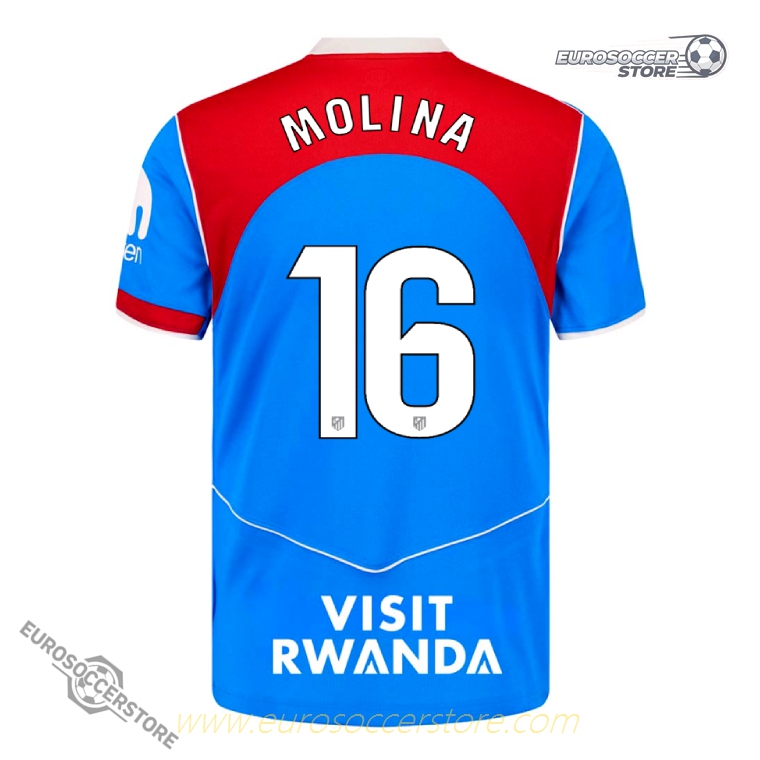 Atletico Madrid 2025-26 Third Jersey MOLINA 16