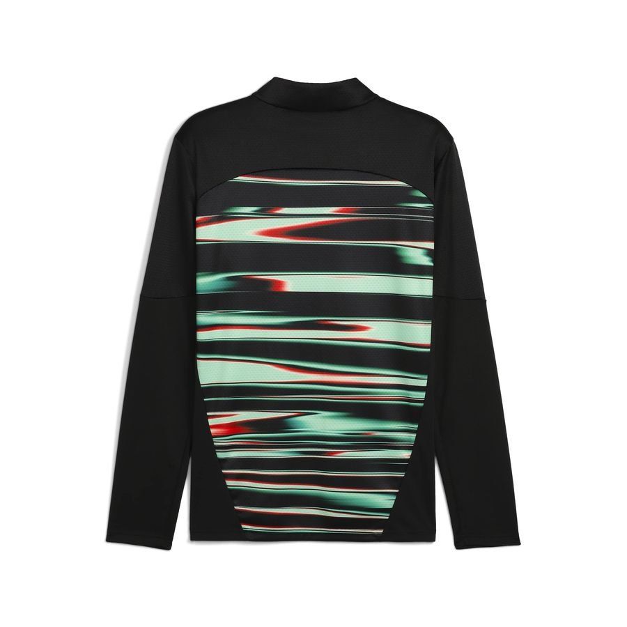 Portugal Training Shirt Pre Match 1/4 Zip Puma Jet Black/puma Pure Whi