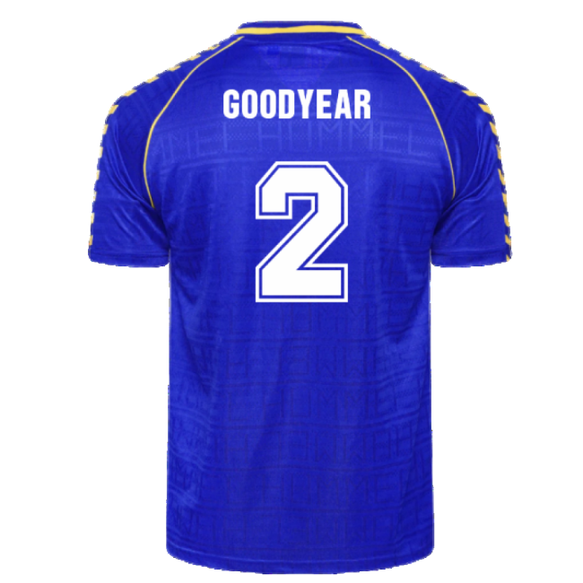 Premium-grade 1988 Wimbledon Hummel Retro Home Shirt (goodyear 2)
