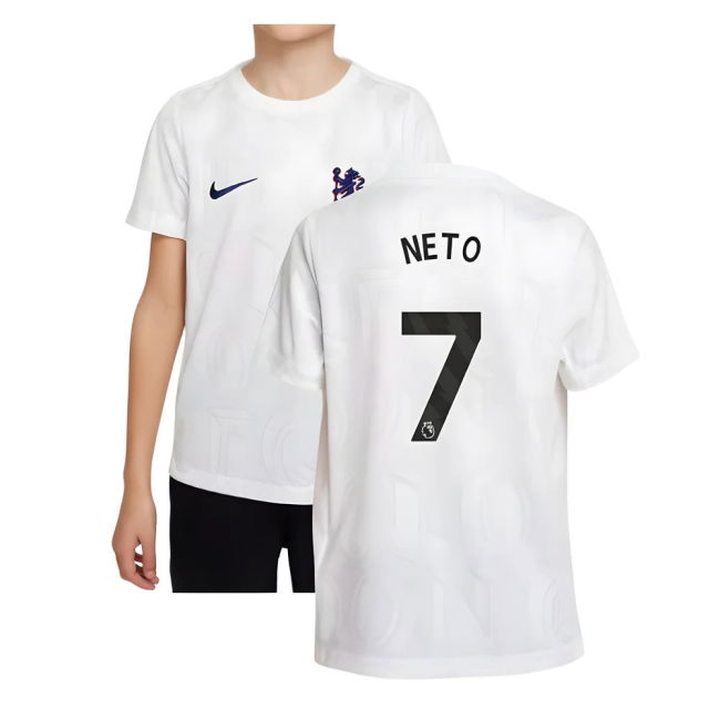 Committed Chelsea Chelsea Pre Match Shirt White Kids Neto #7 Ultra...