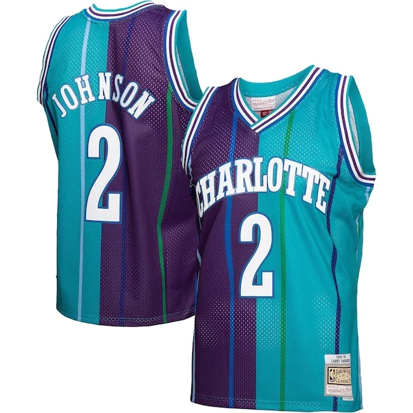 Larry Johnson CHA Swingman Jersey - trendy authentic training