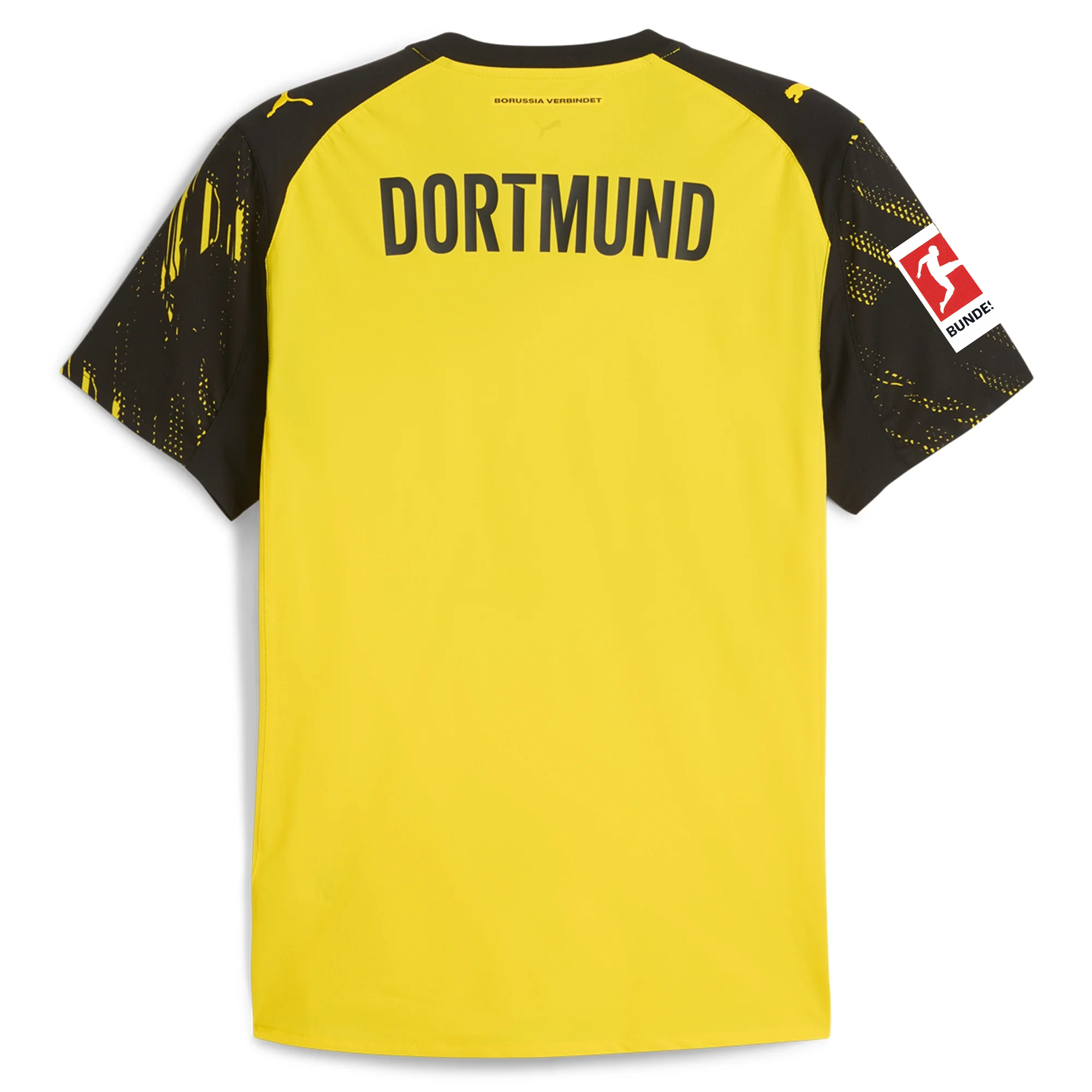 Borussia Dortmund Patch 2025-2026 Bun Home Jersey – Authentic Shirt