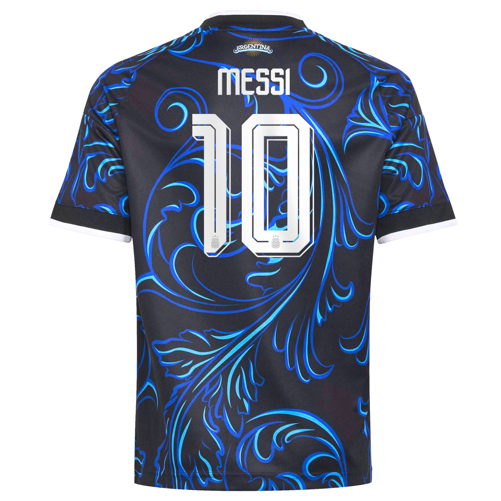 [SJH] Lionel Messi #10 Argentina National Team Youth 2026 Away Replica Jersey - Black
