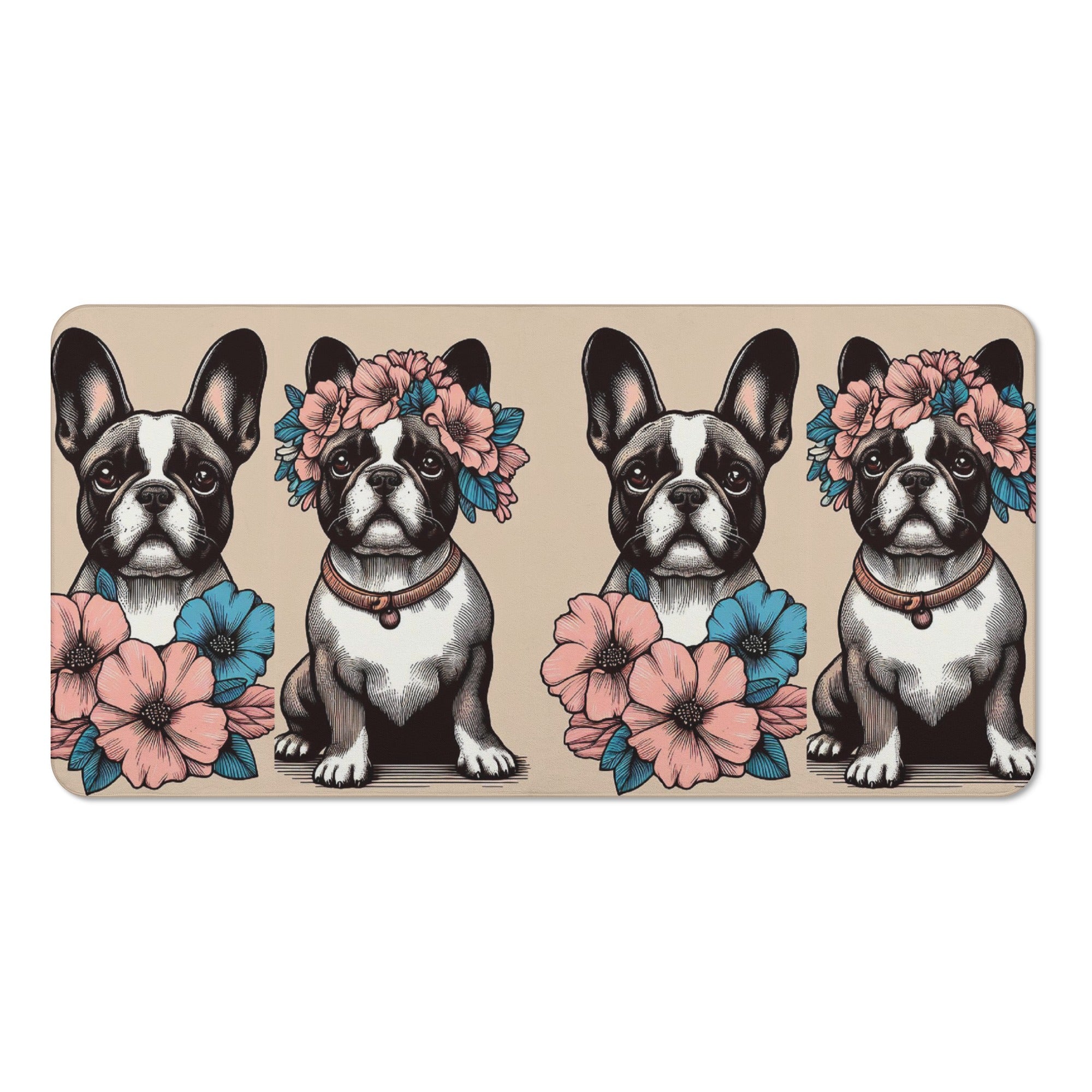 French Bulldog Ivy Bath Towel Cute Frenchie Essential