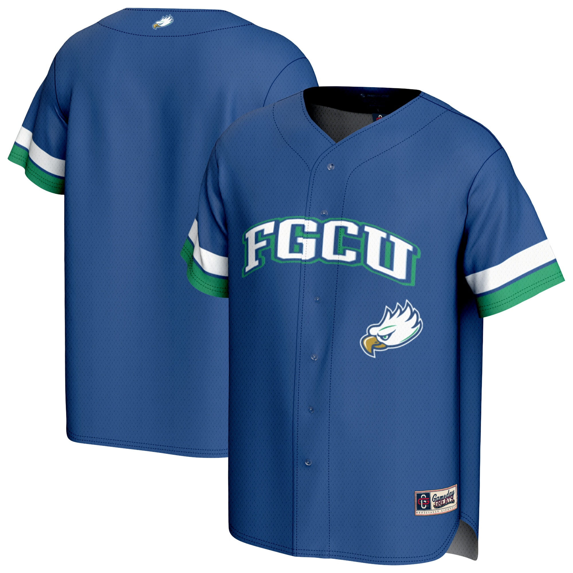 [NJP] Women's Florida Gulf Coast Eagles GameDay Greats Baseball Jersey - Blue