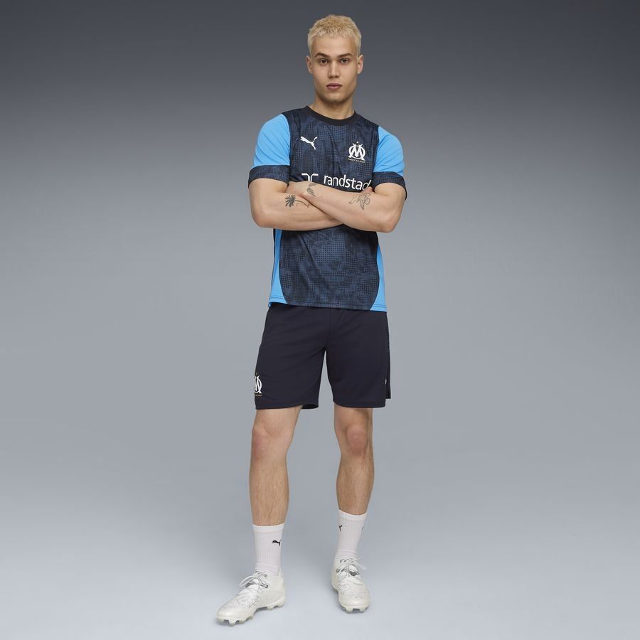 Marseille Training T Shirt New Navy/bleu Azur Supporter Version