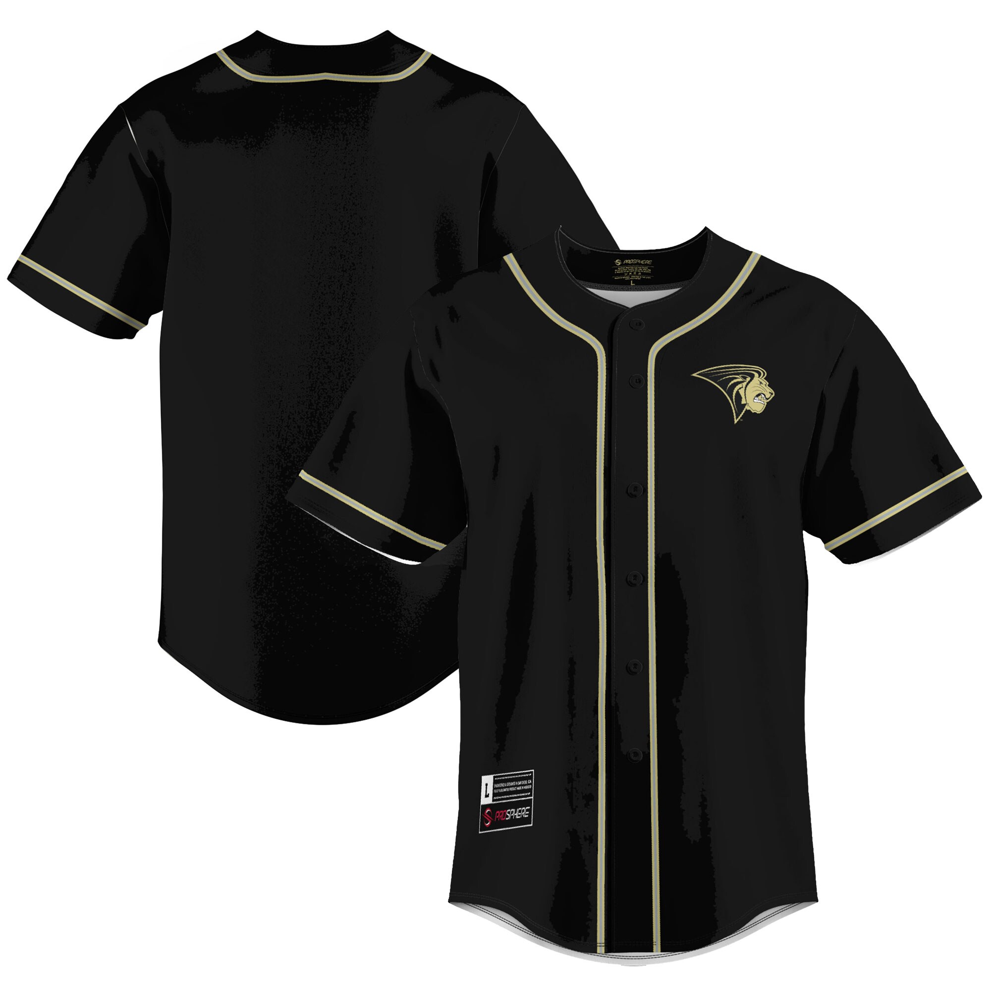 [DDG] Lindenwood Lions GameDay Greats Lightweight Baseball Jersey - Gold