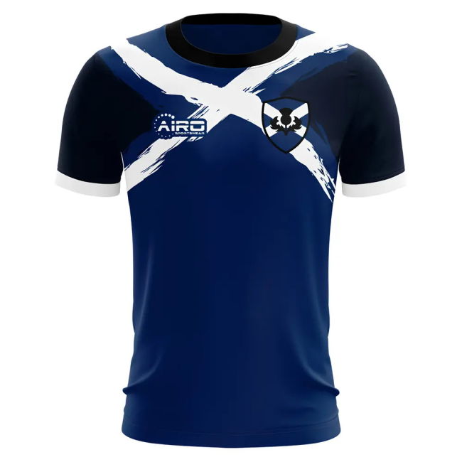 Soccer 2025-2026 Scotland Flag Concept Football Shirt (Your Name)