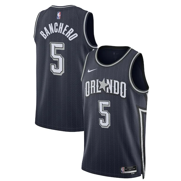 Paolo Banchero ORL Swingman Jersey - retro Basketball - Navy