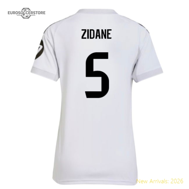 Real Madrid 2024-25 Home Fan Version For Women (Zidane Soccer Jersey