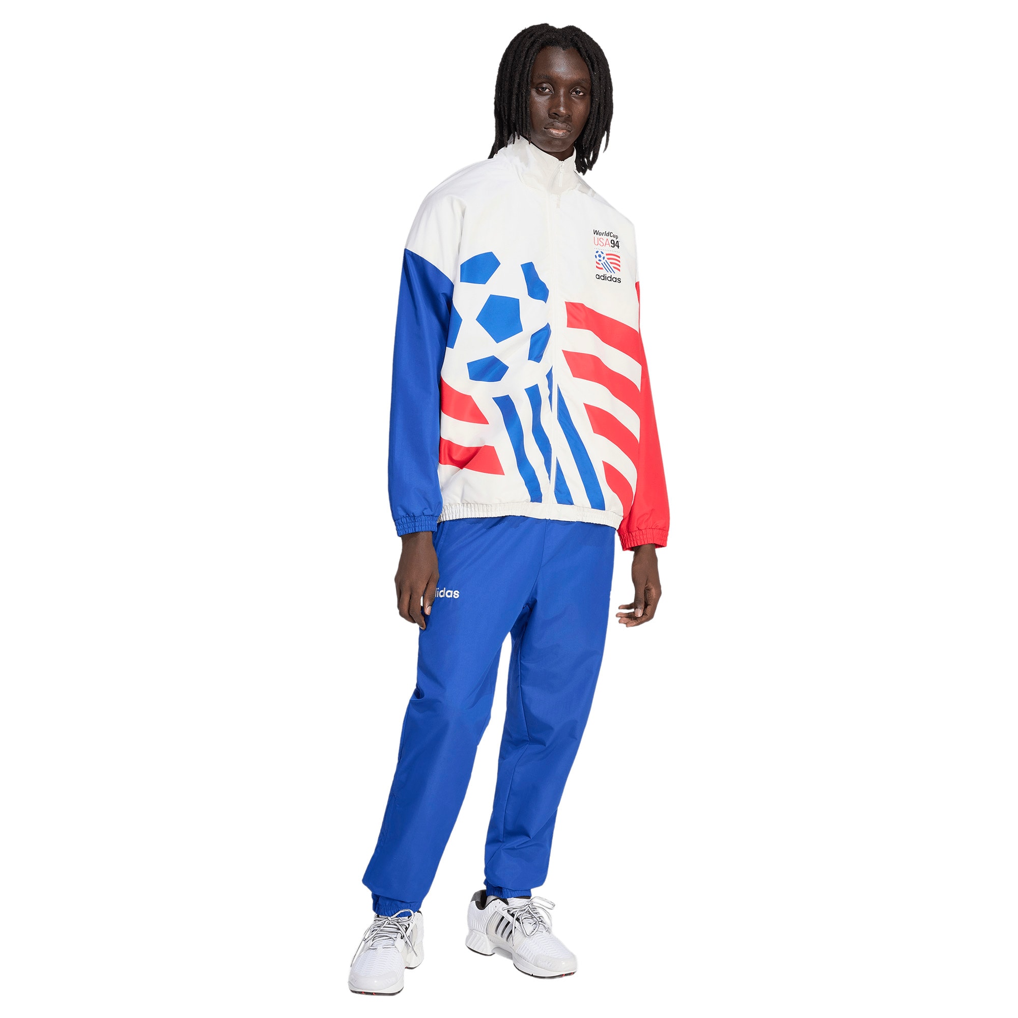 [JED] USMNT 1994 World Cup Full-Zip Woven Track Jacket - White