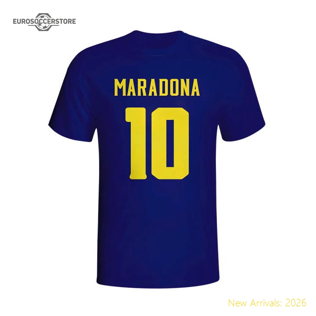Diego Maradona Boca Juniors Hero T-shirt (navy) - Kids