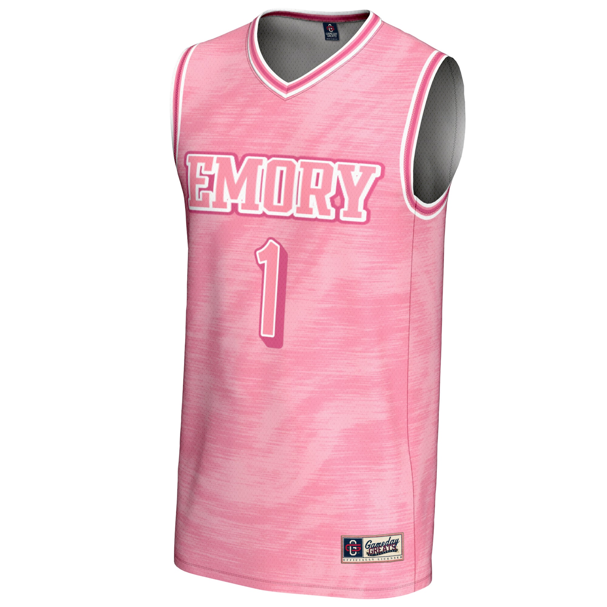 [DDG] Emory Eagles GameDay Greats Youth Lightweight Basketball Jersey - Pink