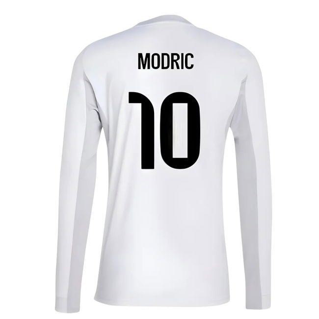 2025-2026 Real Madrid Long Sleeve Home Shirt for (Unisex