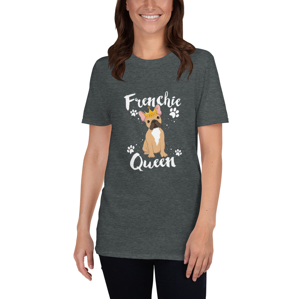 French Bulldog Themed Frenchie Queen- T-shirt Everyday Use