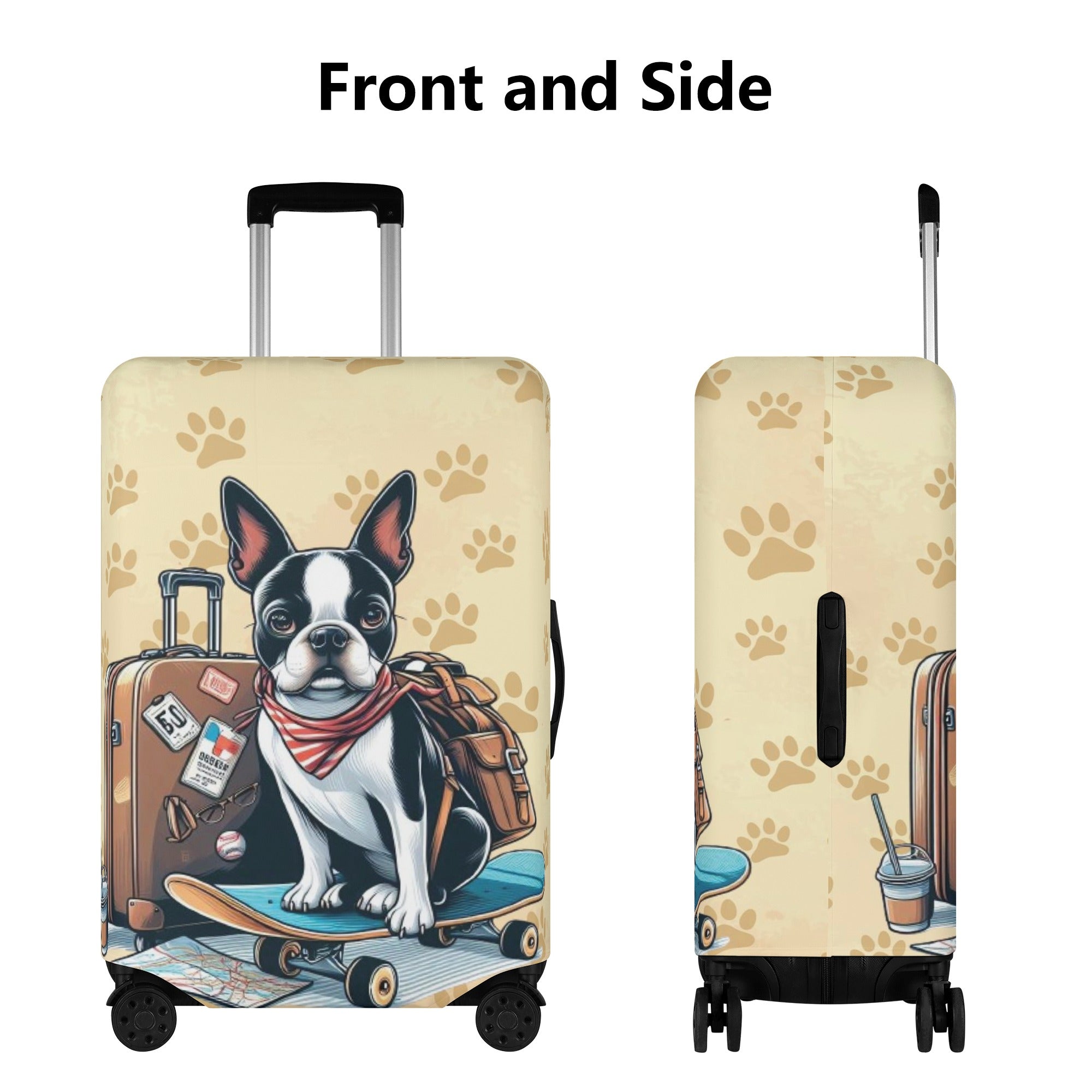 Birdie - Luggage Cover for Boston Terrier lovers
