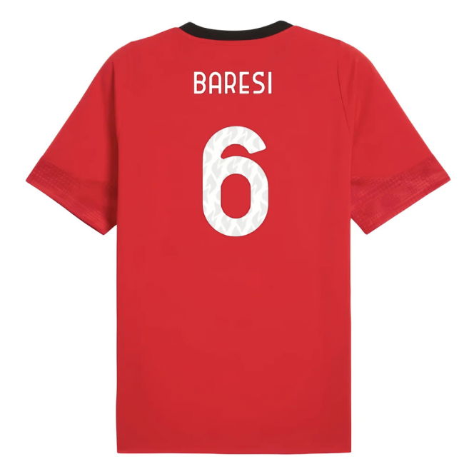 Baresi 6 2025-2026 AC Milan FC Training Kit