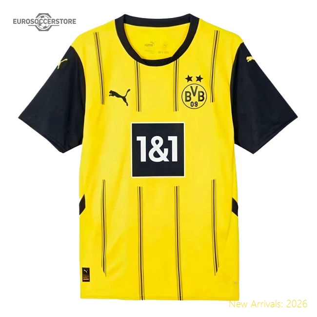 High-quality 2024-2025 Borussia Dortmund Home Shirt (reyna 7)