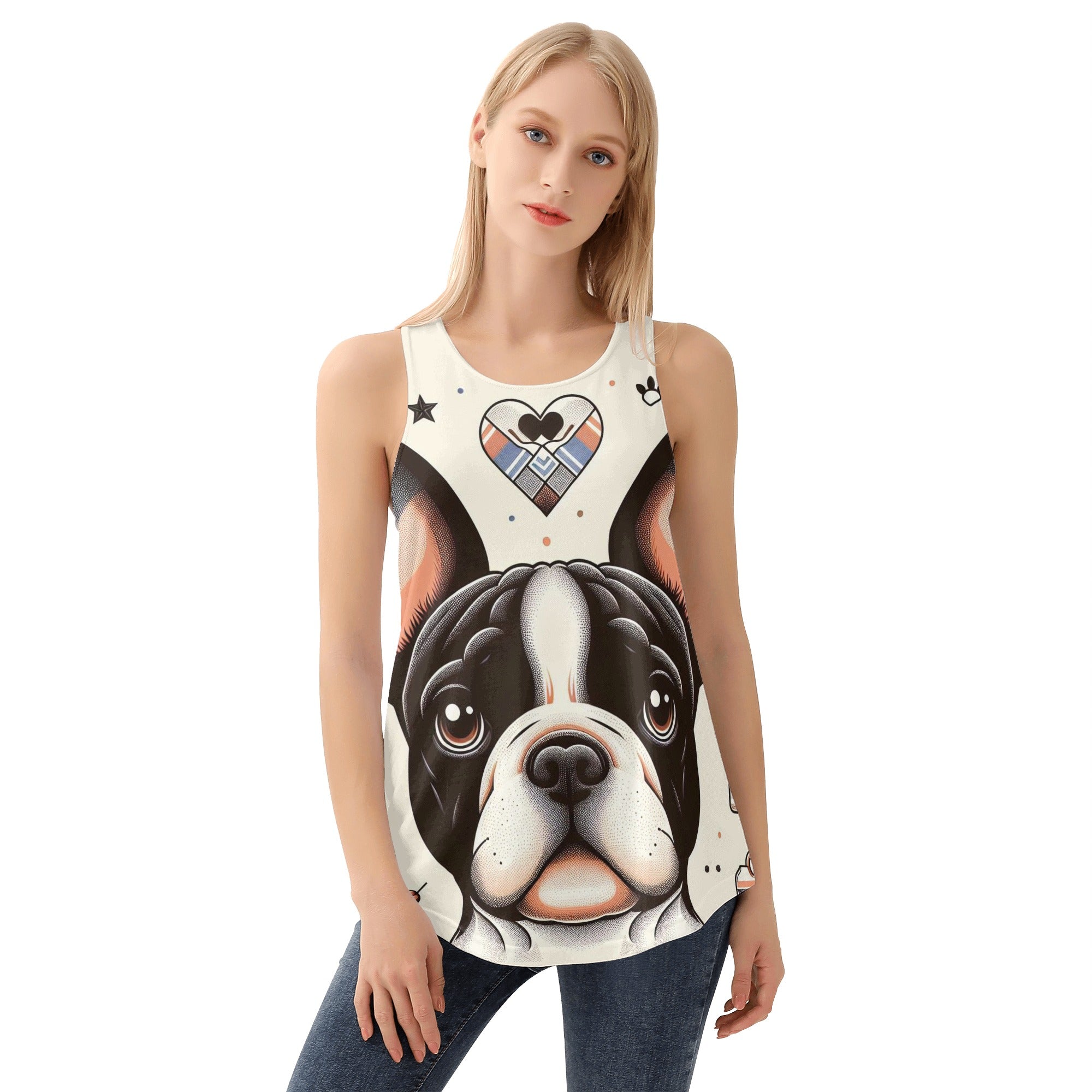 Gracie - Bulldog Women Tank Tops Dog Supplies | Durable Build