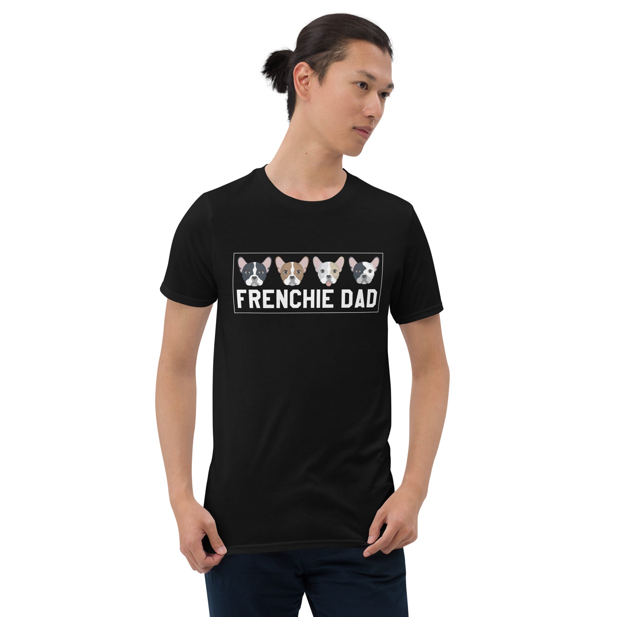 Culture-Inspired Dad Lovely Frenchie - Unisex T-shirt for Daily Life