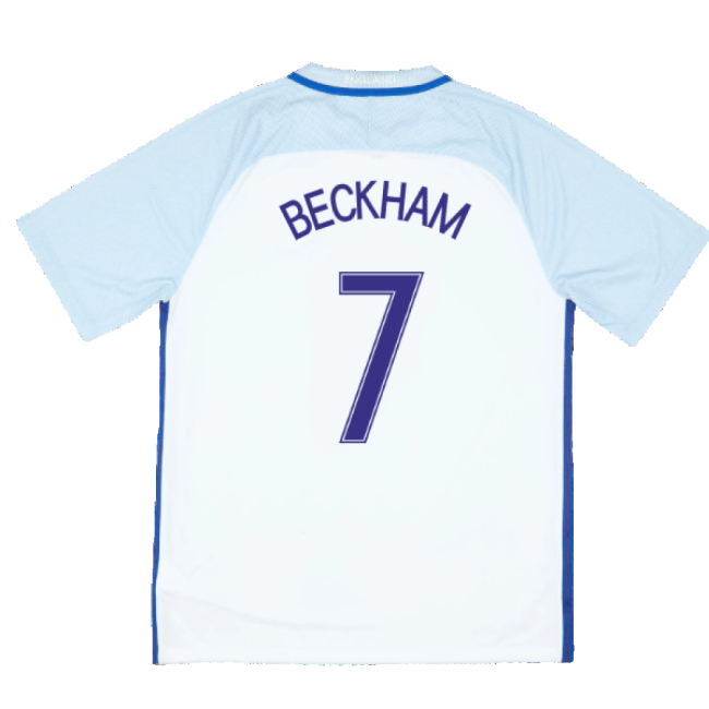 England National Team Home Jersey Authentic (Beckham 7)