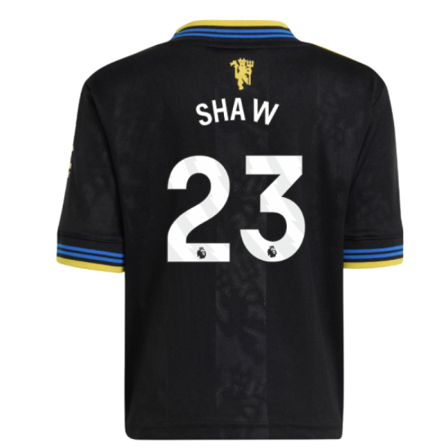 2025-20 Manchester United Authentic Third Jersey Shaw #23 M S