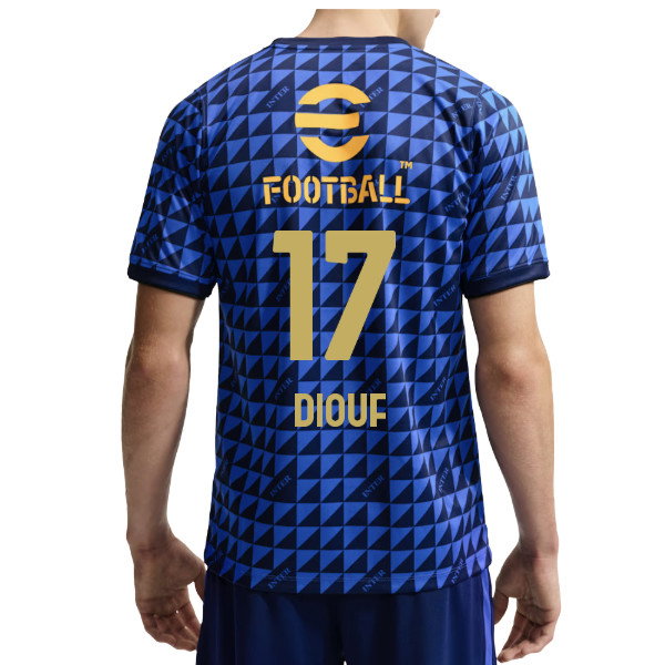 [DDJ] 2026-2027 Inter Milan Pre-Match Shirt (Blue) (Diouf 17)