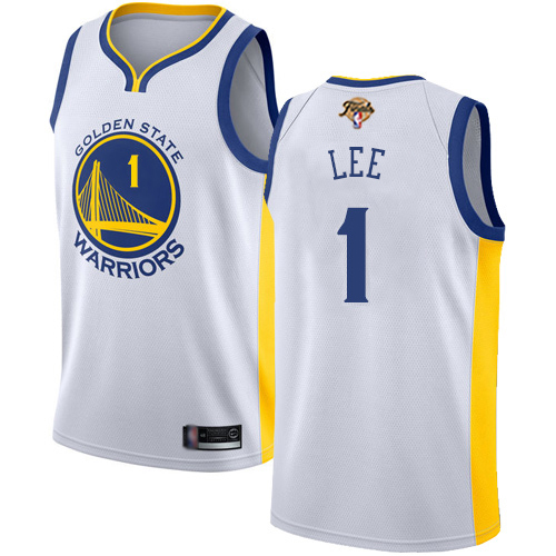 Nike Warriors White State Warriors #1 Jersey - Reasonably Priced