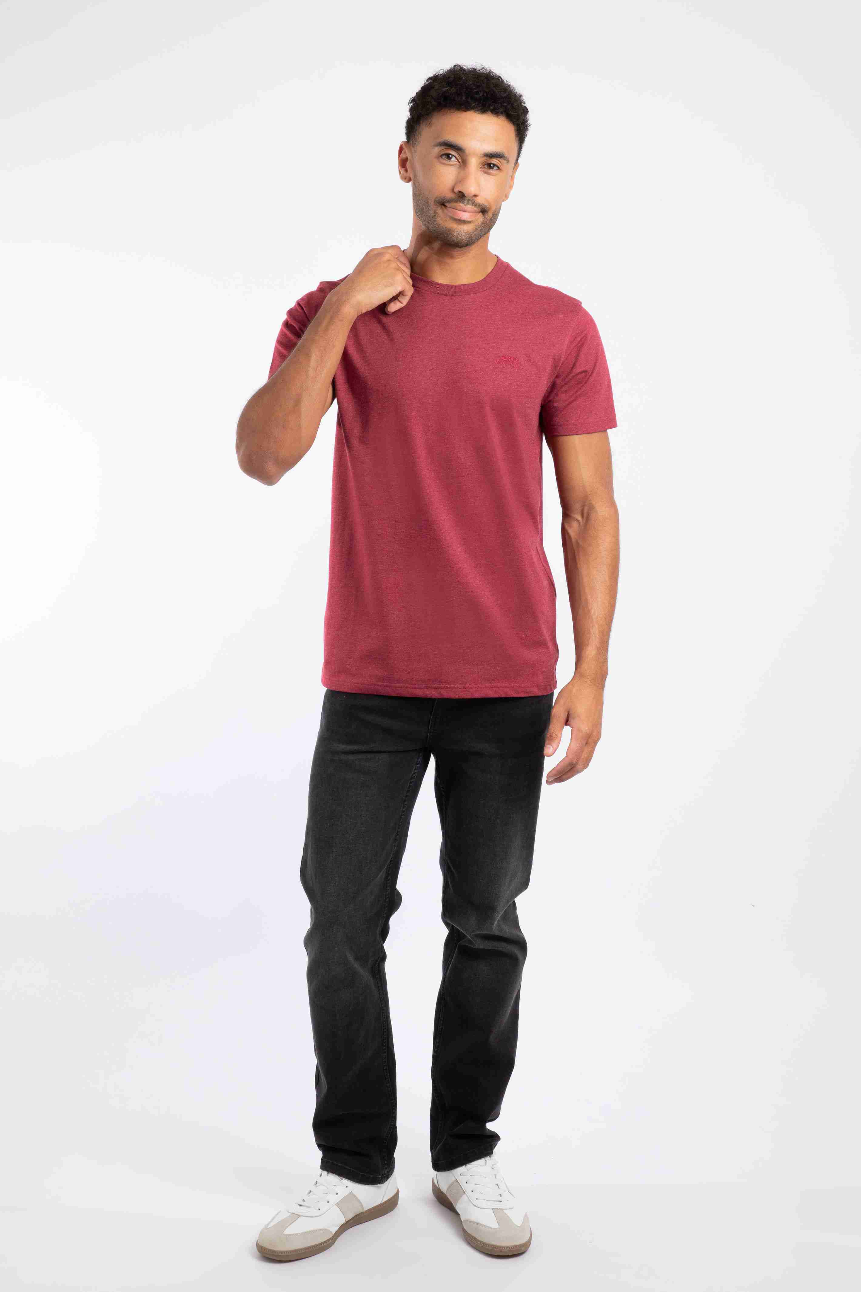 Hooked Branded T-Shirt Garnet