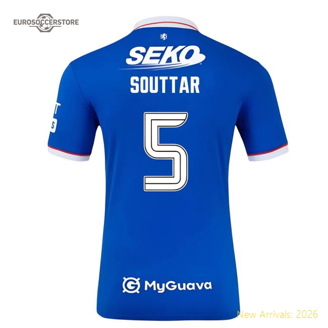 2025-2026 Rangers Home Shirt (Kids) (Souttar 5)