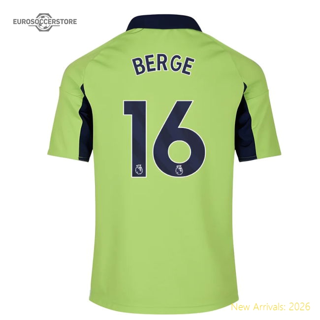 Premium 2025-2026 Performance Fulham Away Kit - Kids Berge 16